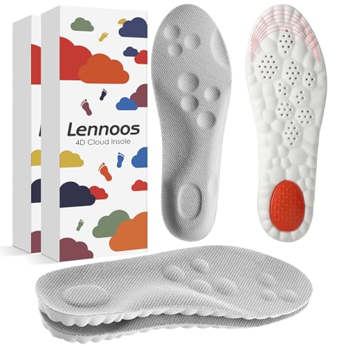 Image of 2 Pairs Cloud-Soft Comfort Soles for Men - Memory Foam Steppers Insoles with Heel Shock Pad - Trim-to-Fit Arch Support Insoles for Foot Pain Relief and Fatigue Reduction (US M 7.5-10.5)