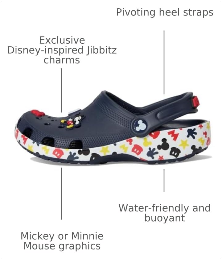Image of Crocs Kids Disney Mickey Minnie Mouse Clogs (Toddler)