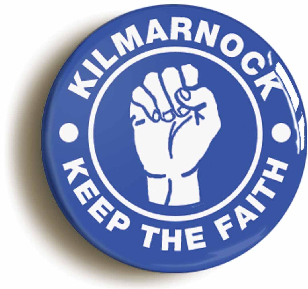 Kilmarnock Keep The Faith Northern Soul Fridge Magnet (Circular 2inch / 50mm Diameter)