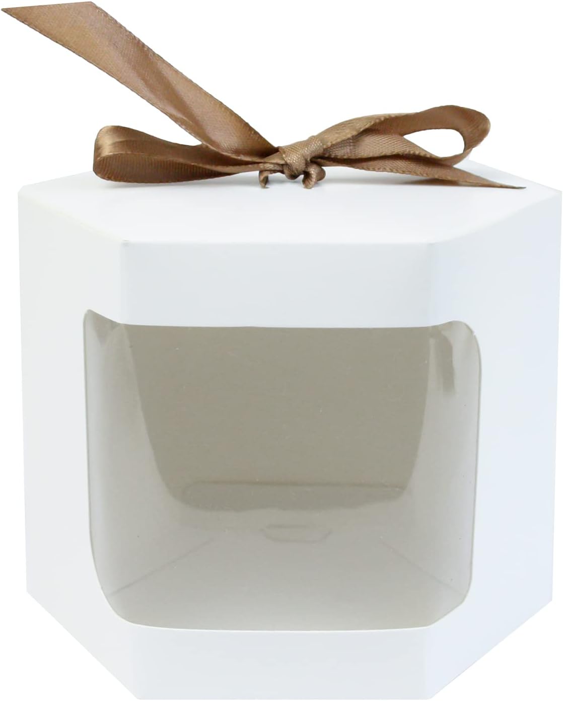 Fegtrty Lot De 100 Boîtes à Cupcakes Individuelles Blanches