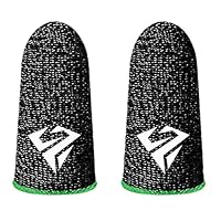 BBASILIYSD 1 Paar für Pubg Mobile Spiele Gaming Finger Sleeve Atmungsaktive Fingerspitzen Schweißfest Anti-Rutsch Fingerspitzen-Abdeckung für Mobile Gam W7m7