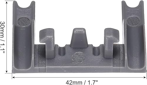 Miniatura 2 de MECCANIXITY 4set W10250160 - Soporte ajustable para lavavajillas con clip de brazo de repuesto, estable, duradero, ajuste exacto para PS11751100