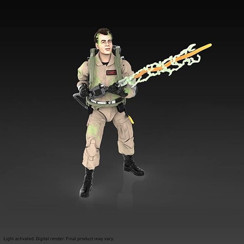 Miniatura 5 de Power Rangers Ghostbusters Plasma Series - Juguete de Ray Stantz que brilla en la oscuridad, figura clásica coleccionable de 6 pulgadas para niños a