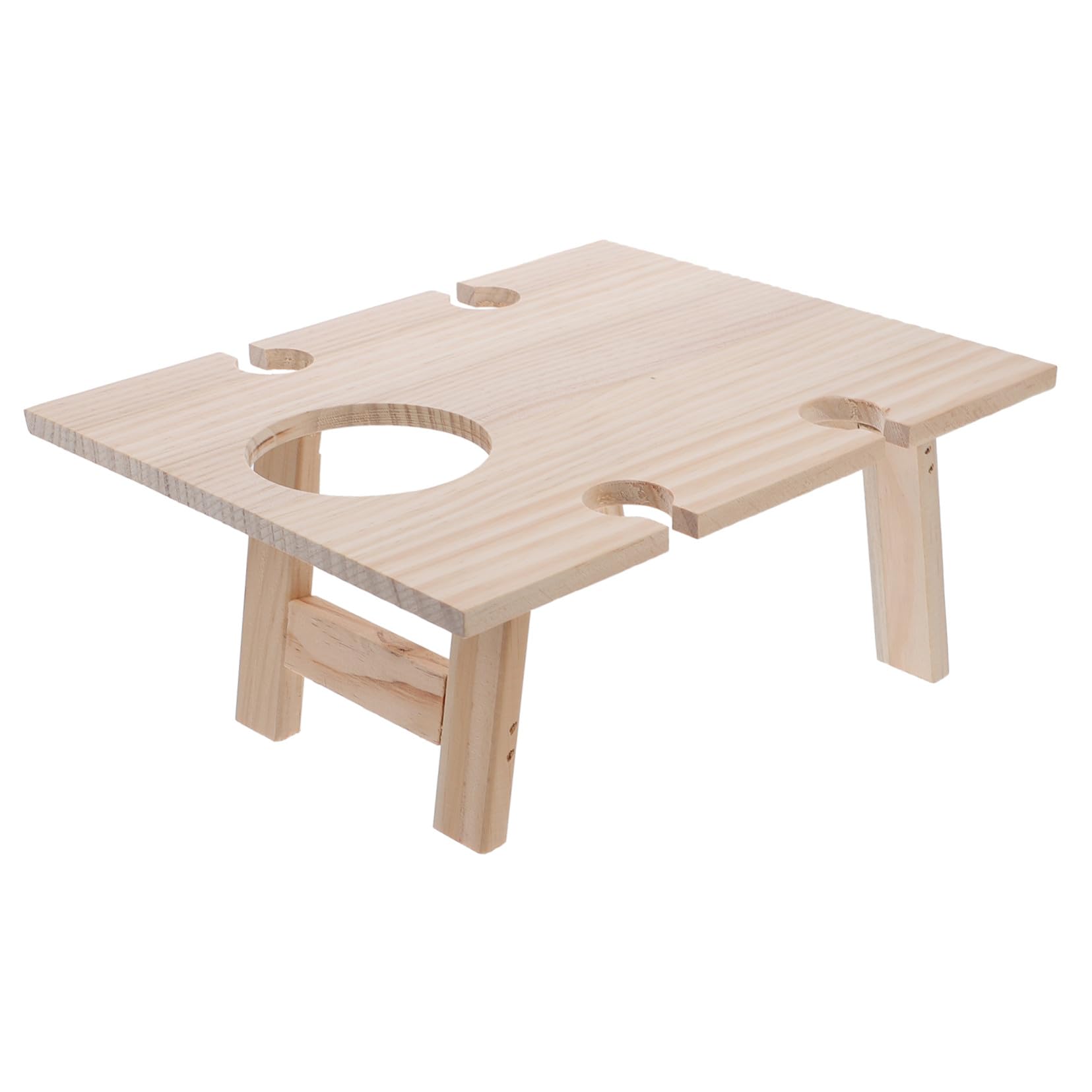Table en bois pliable Hemobllo pour vos repas partagés sur le balcon