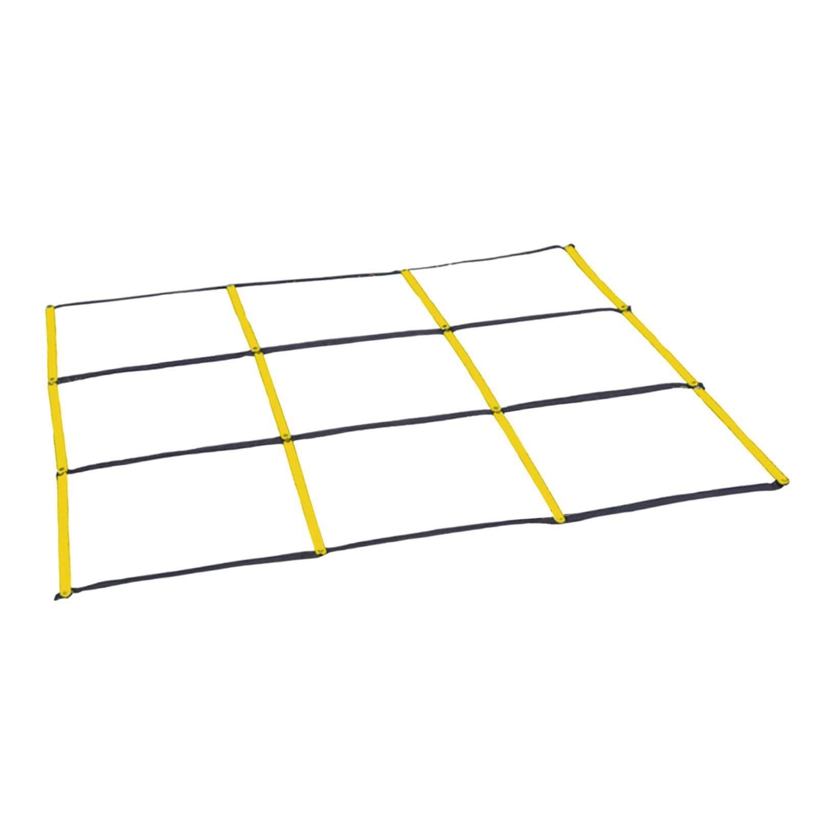 Milageto Escalera de Entrenamiento de Fútbol para Desarrollar y Destreza Física con Estructura de PP y Cinta Compacta Plegable Fácil de