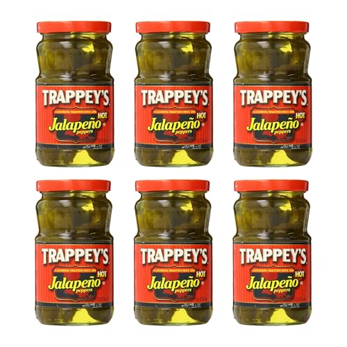 Trappey's Hot Jalapeno Peppers, 12 Ounce (Pack of 6)