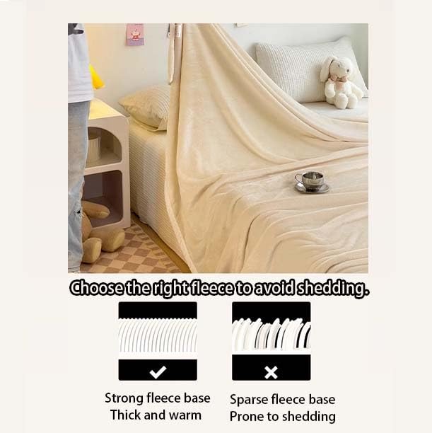 Genérico Manta Terciopelo para Sofa Y Cama - Franela Súper Suave, Mantas para Sofa Y Cama, para Dormitorio Sofá Viajes(Gray,180 * 200cm)