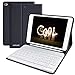 Produktbild HOTLIFE Tastatur Hülle für iPad Mini5 2019, Slim Soft TPU Rückseite Abdeckung Keyboard Case mit eingebautem Pencil Halter und magnetisch Abnehmbarer drahtloser Bluetooth QWERTZ Tastatur(Schwarz grau)