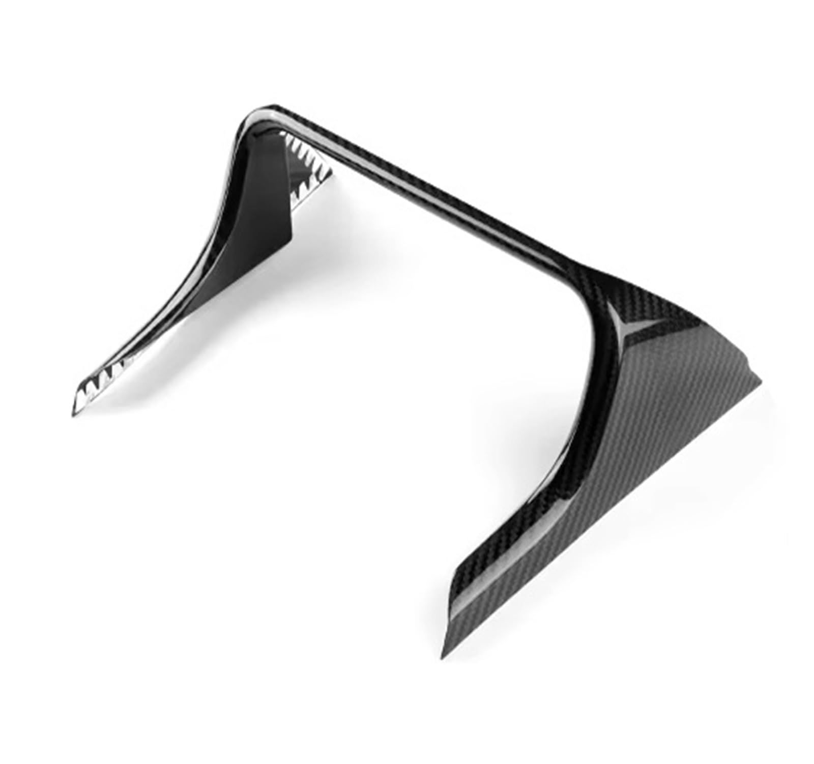 Accessori Interni Auto Per Kia Per Stinger 2018-2022 2023 LHD Telaio AC Centrale Accessori Per Finiture Interne Copertura Vera Fibra Carbonio Rigida modanature interne