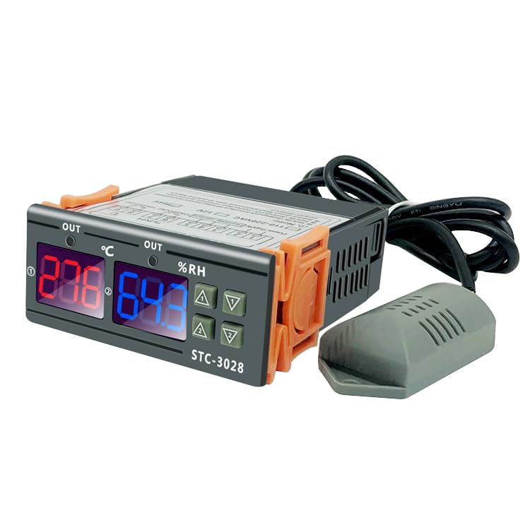 TM&W Egg Incubator Accessories Controller W3001, w1209, m452, stc 1000, stc 3028, xm18 and xm18D Sensor Humidity Maker Useful to Built Big Size incubators (SCT 3028)
