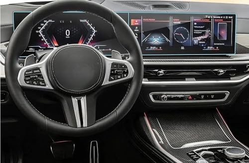 Protecteur d'écran navigation en verre trempé anti-rayures iDrive 8 Série 3 2023