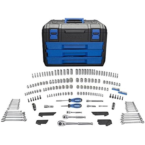 Kobalt 227-Piece Standard/Metric Mechanics Tool Set with Case 86756