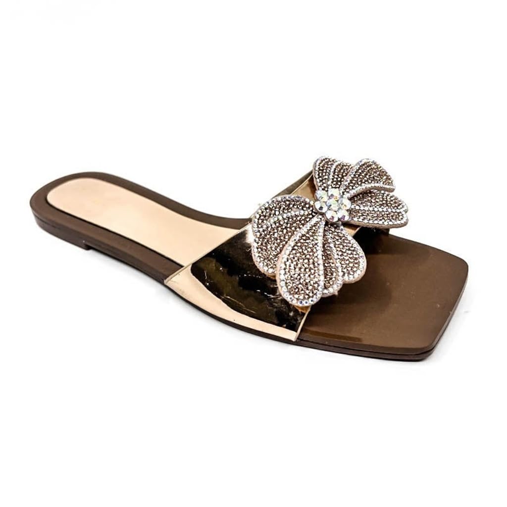 Chaussures plates femmes 40 EU pantoufles été extérieur style sexy