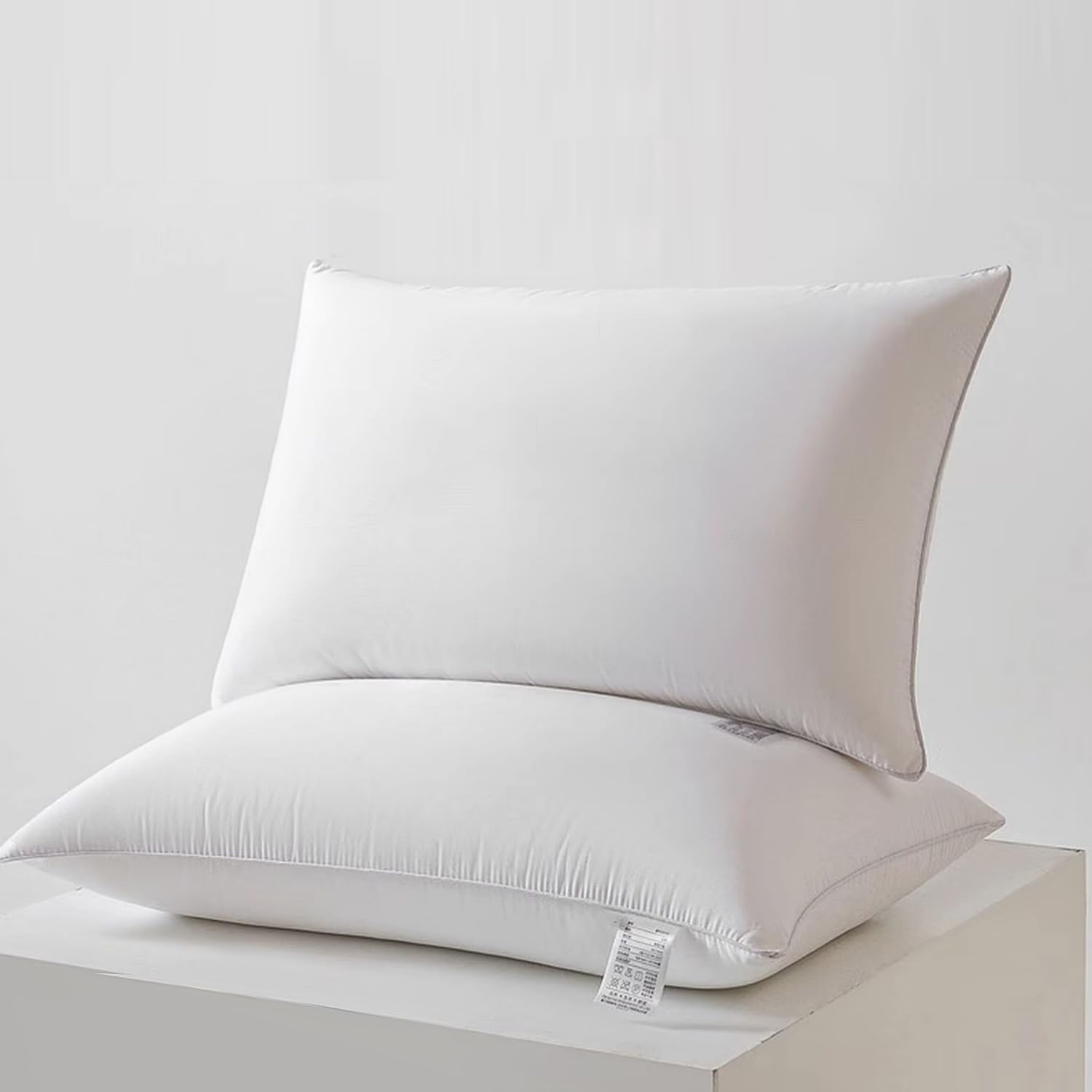Shatex Soft Bed Pillows Available for All Season Pillows for Sleeping Standard Size Relieve Cervical Fatigue Ergonomic Pillow