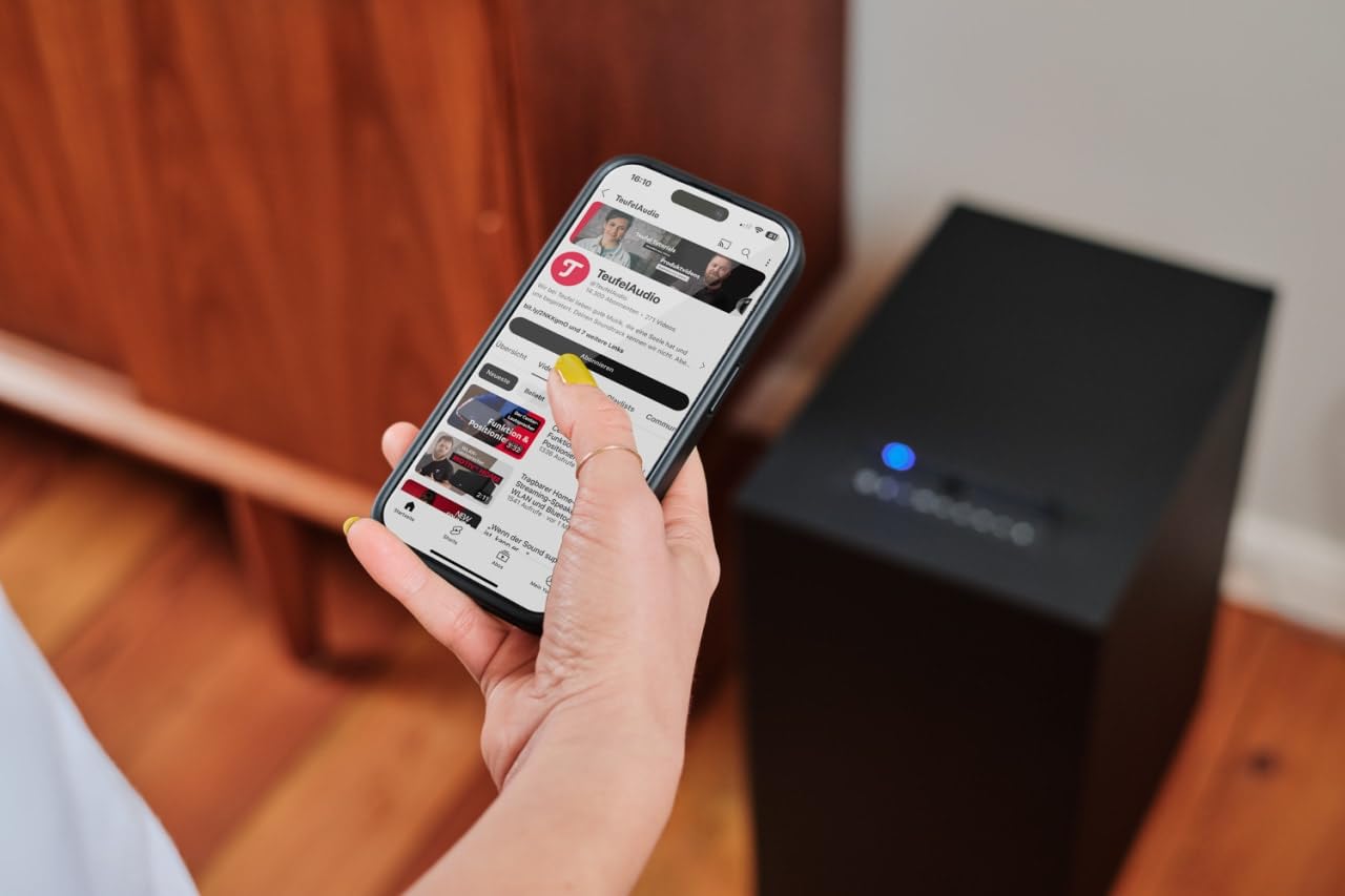 Teufel CONSONO 25 Système Home Cinéma Surround 5.1 avec Bluetooth, Dolby Audio, HDMI ARC CEC