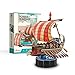 HLFGJE DIY, Rompecabezas 3D para Adultos y niños, decoración del hogar, Regalos de cumpleaños, Rompecabezas de Barcos de fama Mundial (16 Tipos de Barcos para Elegir),Cartoon Ancient Roman Warship