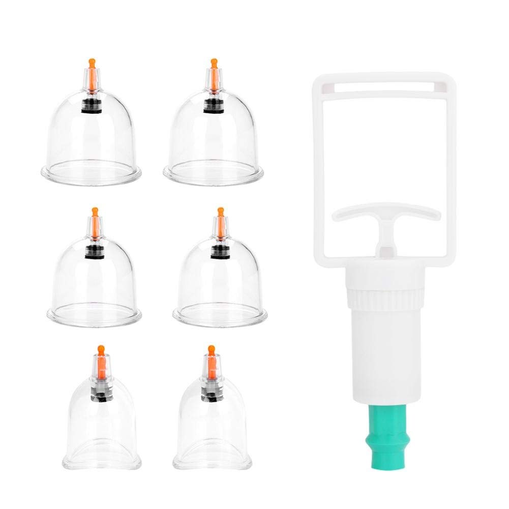 Solomi Hollow Out Therapy - Application of Suction Cups, 6 Pack Medical Catation Sets of Vacuum Devices Healthy Care Hollowing Out