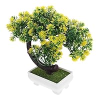 Zerodeko Kunstmatige Bonsai Gesimuleerde Bloemen Decoratieset Potplanten Voor Thuiskantoor Geen Aarde Geen Water Verzorging