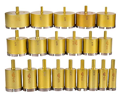 Yaowanguan Diamond Drill Bit Hole Saw Tools for Glass/Tile/Ceramic/Marble/Porcelain/Concrete/Granite Cutting Opening - Image 4