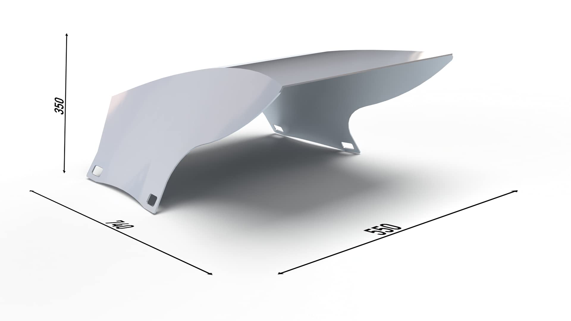Idea Mower Garaje para robot cortacésped Shell compatible con Husquarna Automower, base de carga de techo, protección de aleación de aluminio