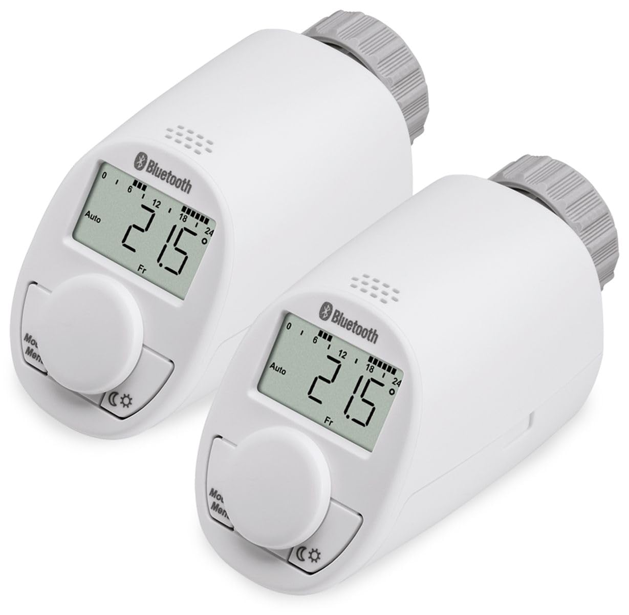 eqiva głowica termostatu grzejnika z Bluetooth, 2 sztuki