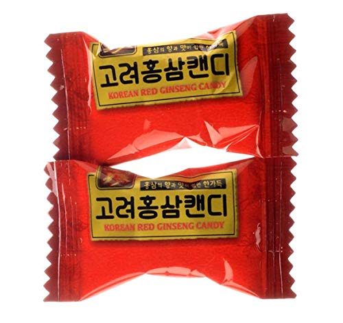 KOREAN RED GINSENG CANDY 300 grams (10.6oz) Product of Korea_Individually Wrapped_Great for Gift