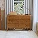 daVinci Jayden 6-Drawer Baby Dresser - GREENGUARD Gold Certified - Wooden Double Chest of Drawers for Kids, Boys and Girls - Storage Dresser for Bedroom, Nursery, Living Room & Hallway - Chestnut