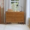 daVinci Jayden 6-Drawer Baby Dresser - GREENGUARD Gold Certified - Wooden Double Chest of Drawers for Kids, Boys and Girls - Storage Dresser for Bedroom, Nursery, Living Room & Hallway - Chestnut