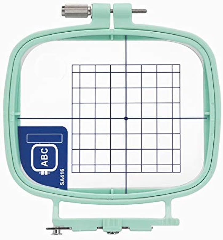 Set 4 Cerchi Da Ricamo Per Macchine Brother (PE100, PE150, PE180, PE200) E Babylock, Con Griglia E Viti, Aree Varie - 3
