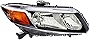 For Honda Civic Headlight Lamp 2012 Halogen Passenger Right Side