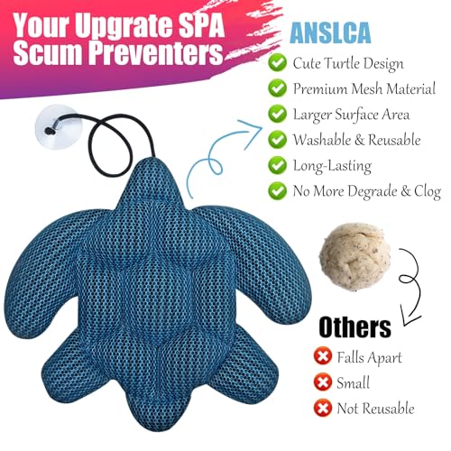 Image of 3XL-Scum Turtle 2 Pack Oversized Hot Tub Sponge Pool Sponge Oil Absorber