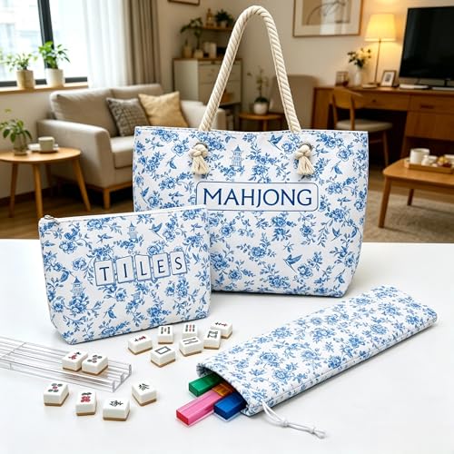 Set de 3 Bolsas para Mahjong Americano miniatura 3