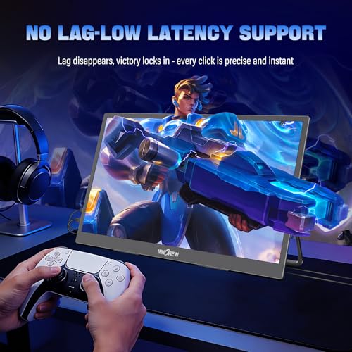 InnoView 2K Portable Monitor for Laptop 18.5" 2560x1440p QHD 120Hz 100% sRGB USB-C Standard HDMI Gaming Monitor,HDR Travel External Second Screen for Laptop, PC, Game Consoles by InnoView - Image 5