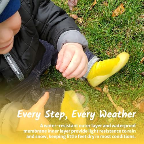 Water Resistant Sock Shoe | Walking Shoes for Infant and Toddlers | Flexible and Protective Sole | Easy Slip-on | Wide Footbed4