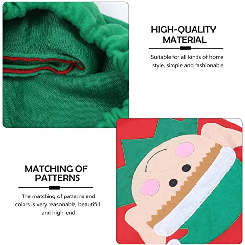 Homoyoyo 3 Stücke Weihnachten Toilettensitzbezug Und Teppich Set Lustige Weihnachtsdekoration Badezimmersets Schneemann Elf Weihnachtsmann Toilettensitz für zu Hause Hotel Urlaub – Bild 6