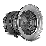 Aputure Fresnel Mount with Adjustable Lens Light-Shaping Tool for Aputure Light Storm COB 120T 120D and Other Bowens Mount Lights - 12 to 42° Beam Angle 14000lux@0.5M to 67000lux@0.5M