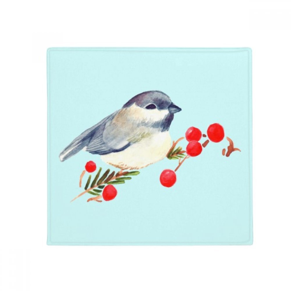 Tapis oiseau magpie grayhead antidérapant pour protéger les sols de la cuisine