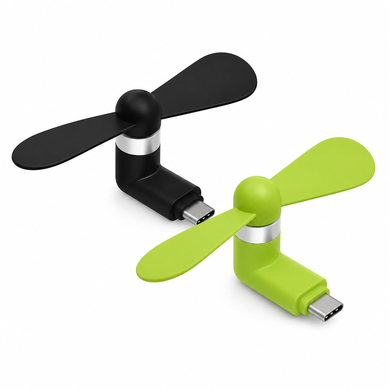 CERLINK Mini Type-C Fan | High-Speed USB Type-C Cooling Fan for Android Smartphones & Type-C Devices | Portable Plug & Play Mobile Fan | Multi Colour (Pack 2)-image-29