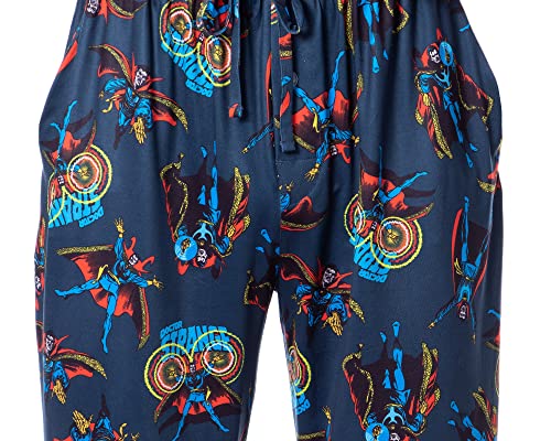 Marvel Mens' Classic Doctor Strange Comic Tossed Print Pajama Pants4