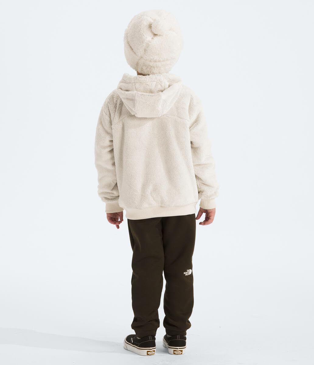 THE NORTH FACE Kids' Osito Full Zip Fleece Hoodie | Recycled Polyester Fleece Jacket With Ribbed Cuffs & Hem
