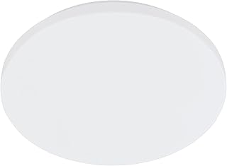 EGLO LED Badezimmer-Deckenlampe Frania, 1 flammige Deckenleuchte, Material: Stahl, Kunststoff, Farbe: Weiß, Ø: 33 cm, IP44