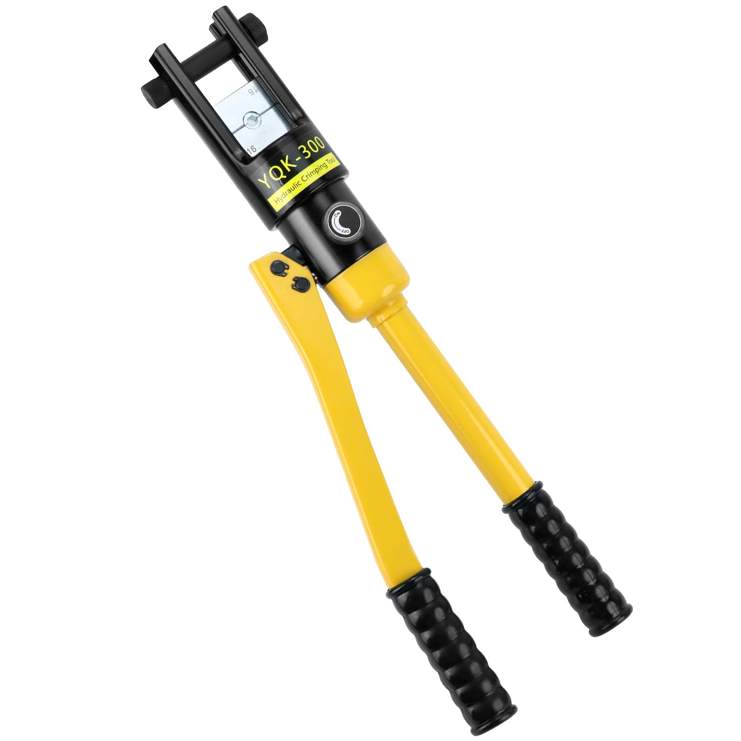 QWORK® pince à sertir hydraulique,16t coffret de outil de sertissage, avec 13 matrices de sertissage 8-300 mm²