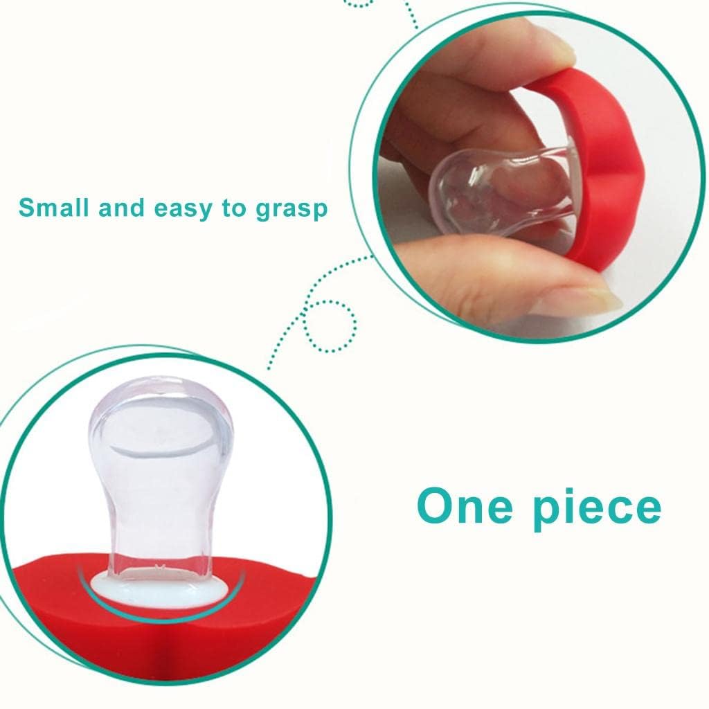 Funny Baby Pacifiers, Lips Pacifiers 0-18 Months for Boys and Girls,Lips Binky,Kiss Lips Pacifiers,BPA Free(3 Packs)