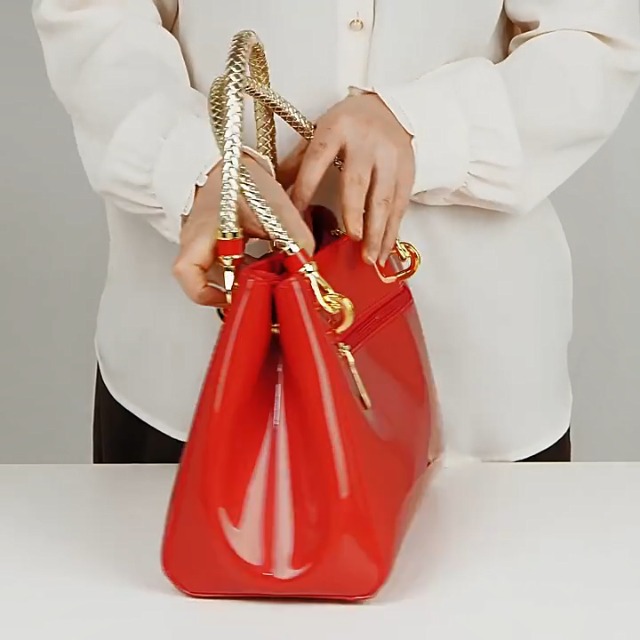 Bolso de mano y hombro para mujer XingChen brillante miniatura 6