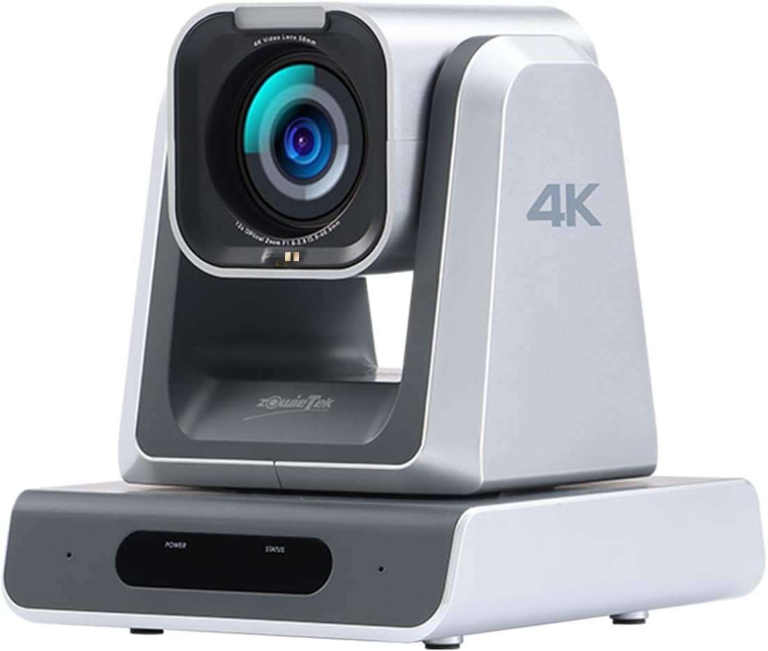4K Native NDI | HX3 (Certified) PTZ Camera PoE, 18x Optical Zoom, Simultaneous HDMI & SDI Output, RTSP/RTMP/SRT, Standalone IP to YouTube Live Streaming, Twitch for Conferences, Church, Events and