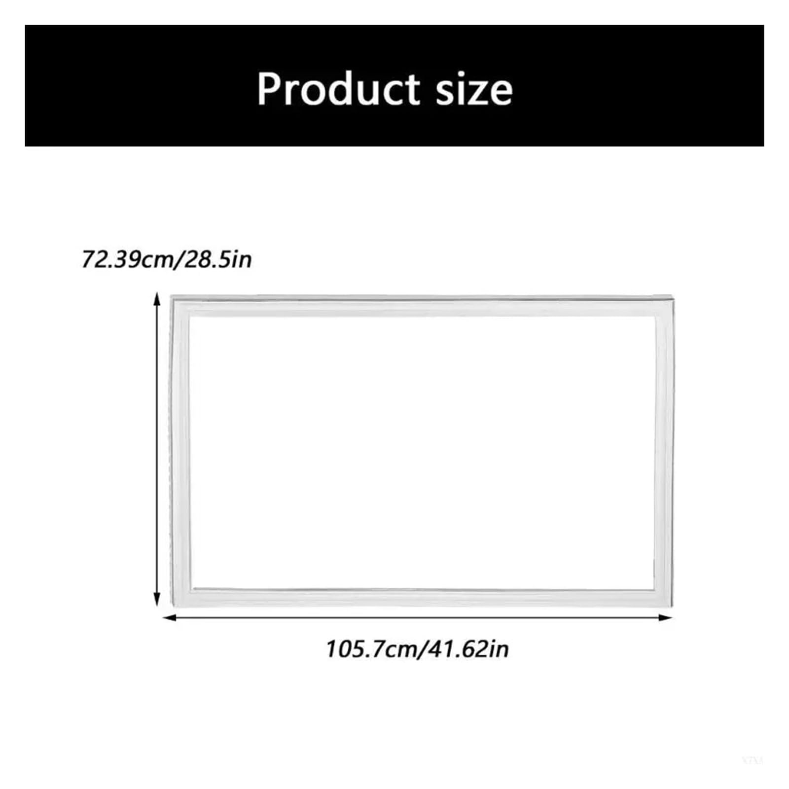 HIZON Gummi-Kühlschrank-Türdichtung, Ersatz for viele Modelle 242193206 AP5806733 PS9493819 X7XA