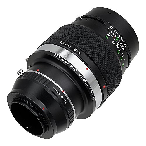 Adaptador Fotodiox Pro para Montura Doble Bronica ETR y Lentes Canon EF/EF-S a Cámaras Mirrorless Fuji Film Serie X (Montura X) miniatura 2