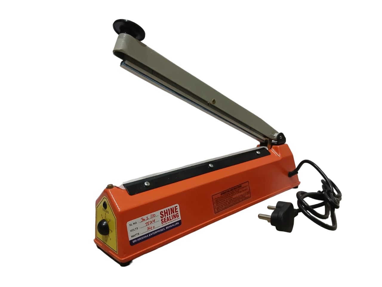 SHINE DIGITAL SCALE Impulse Type Hand Sealer Machine for Silver, LD, PP, HM and Laminated Pouches Sealing | Pouch Packing Machine | Heat Sealer | Plastic Sealer | Pack of 1 Size 8 INCH-image-48