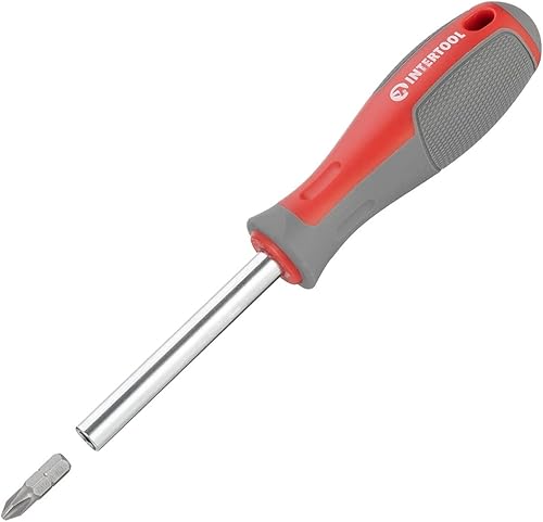 Miniatura 9 de INTERTOOL Juego de destornilladores magnéticos para montaje en pared, 63 piezas, destornilladores de precisión y rechonchos con magnetizador,