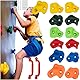 KRUZZEL Klettergriffe Kinder Indoor Bunt 12 Stück 2 Griffe + Schrauben bis 150 kg - Interne und Klettergerüst Outdoor - Zubehör für Kletterwand 25394